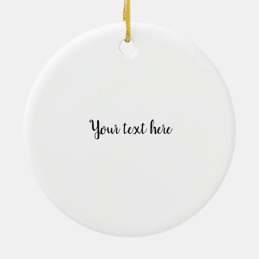 アリス白うさぎヴィンテージ セラミックオーナメント (裏面)