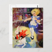 アリス秋はうさぎの穴を下りて ポストカード (正面/裏面)