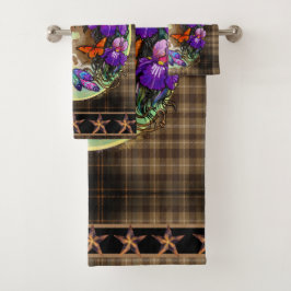 アリス絵を描トと蝶と馬のマスタング バスタオルセット