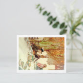 アリス自身が不機嫌帽子屋さんの紅茶パーティーに ポストカード (スタンド正面)