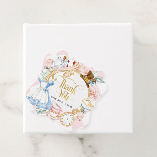 アリス茶パーティーワンダーランド感謝してい誕生日 フェイバータグ (インサイチュ)