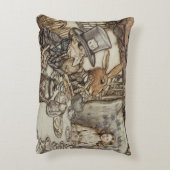 アリス誕生日ウンバースデーラビットハッターパーティー アクセントクッション (裏面(縦))