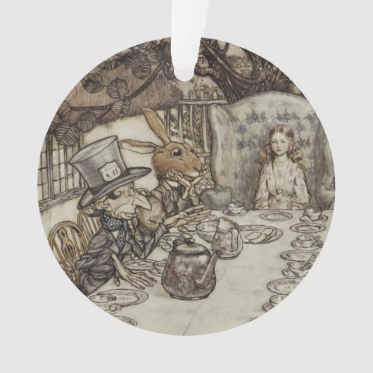 アリス誕生日ウンバースデーラビットハッターパーティー オーナメント (正面)