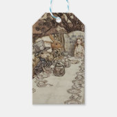 アリス誕生日ウンバースデーラビットハッターパーティー ギフトタグ (正面)