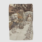 アリス誕生日ウンバースデーラビットハッターパーティー ゴルフタオル (正面)