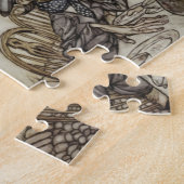 アリス誕生日ウンバースデーラビットハッターパーティー ジグソーパズル (側面)