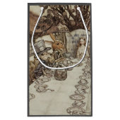 アリス誕生日ウンバースデーラビットハッターパーティー スモールペーパーバッグ (裏面)