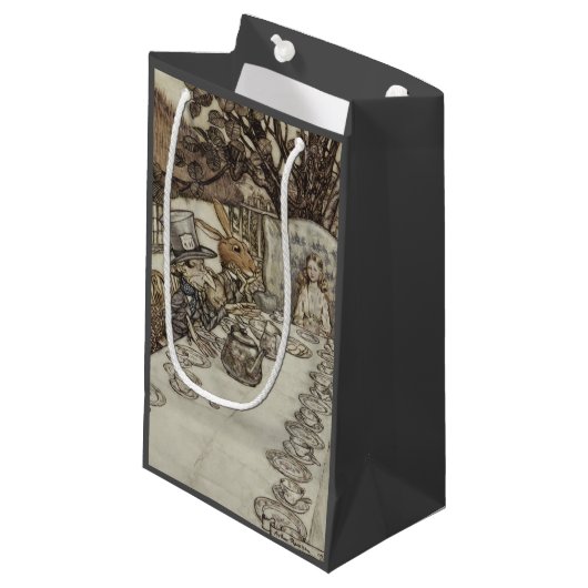 アリス誕生日ウンバースデーラビットハッターパーティー スモールペーパーバッグ (正面アングル)