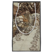 アリス誕生日ウンバースデーラビットハッターパーティー スモールペーパーバッグ (正面)