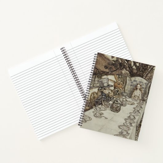 アリス誕生日ウンバースデーラビットハッターパーティー ノートブック (内部)