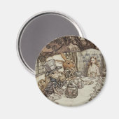 アリス誕生日ウンバースデーラビットハッターパーティー マグネット (正面/裏面)