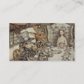 アリス誕生日ウンバースデーラビットハッターパーティー 名刺 (裏面)