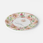 アリス赤面ベビー醸造シャワーティーパーティー ペーパープレート (アングル)