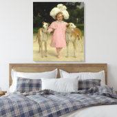 アリス・アントワネット・デ・ラ・マール、5歳 キャンバスプリント (インサイチュ (寝室))