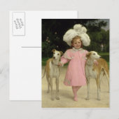 アリス・アントワネット・デ・ラ・マール、5歳 ポストカード (正面/裏面)