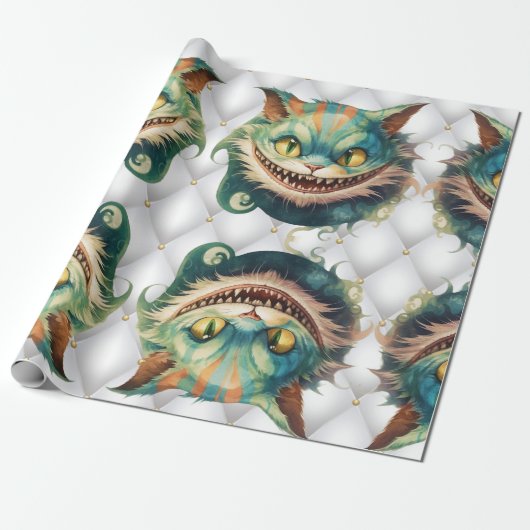 アリス・イン・ワンダーランド結婚・キャットテーマ ラッピングペーパー (アンロールド)