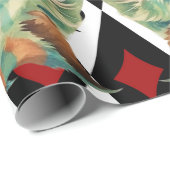 アリス・イン・ワンダーランド・キャット・アンド・カードテーマ ラッピングペーパー (ロールコーナー)