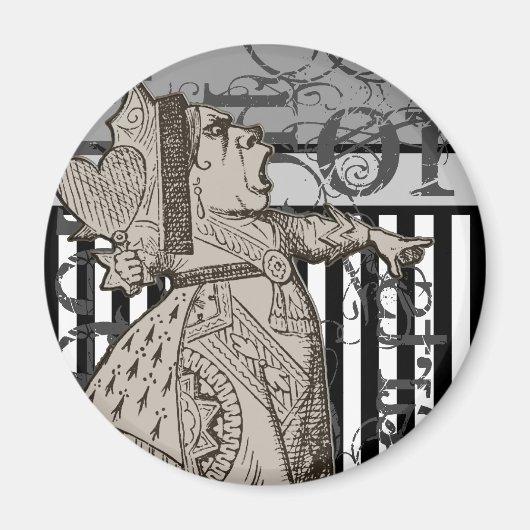 アリス・イン・ワンダーランド・クイーン・オブ・ハート グランジ マグネット (正面)