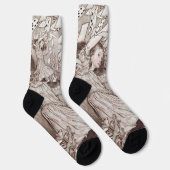 アリス・イン・ワンダーランド・ルイス・キャロル・ラッカム ソックス (右)