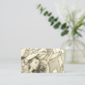 アリス・イン・ワンダーランド・ルイス・キャロル・ラッカム 名刺 (スタンド正面)