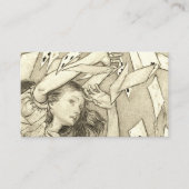 アリス・イン・ワンダーランド・ルイス・キャロル・ラッカム 名刺 (正面)