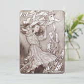 アリス・イン・ワンダーランド・ルイス・キャロル・ラッカム 招待状 (スタンド正面)