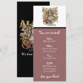 アリス カーニバレスタイル（ゴールドバージョン） 招待状 (正面/裏面)