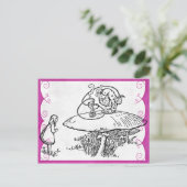 アリス&キャタピラーポストカード ポストカード (スタンド正面)