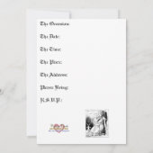 アリス-クロケーへの公爵夫人の遊招待状 招待状 (裏面)