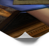 アリス&ザホワイトラビットプリント ポスター (角)