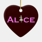 アリス セラミックオーナメント (裏面)
