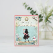 アリス、ピンクフラミンゴ、チェシャねこスイート16 招待状 (スタンド正面)