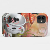 アリス、フラミンゴ及びティーカップの超現実的なiPhone 5の場合 Case-Mate iPhoneケース (裏面(横))