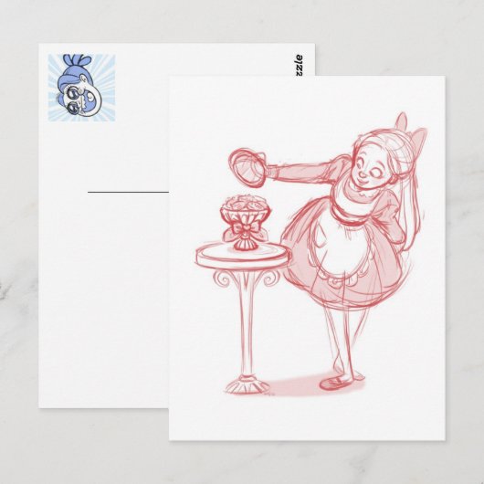 アリス ポストカード (正面/裏面)