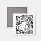 「アリス」 マグネット (正面/裏面)