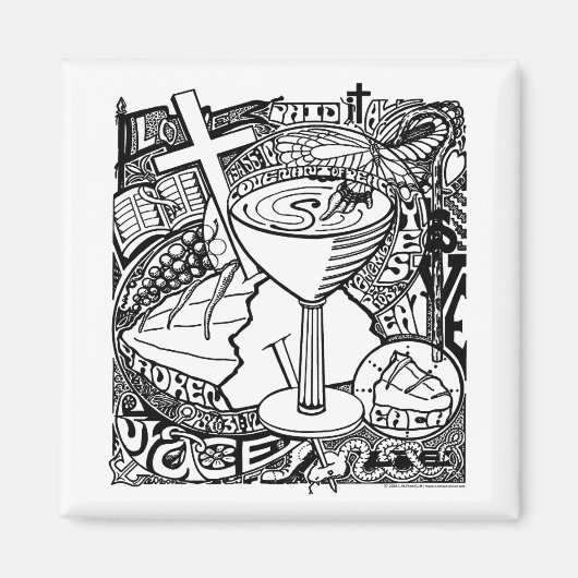 「アリス」 マグネット (正面)