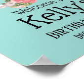 アリス，ワンダーランド，ようこそサイン ポスター (角)