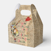 アリス、不機嫌ハッタ&ラビットヴィンテージコラージュ引用文 フェイバーボックス (裏面サイド)