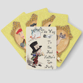 アリス – 不機嫌Hatter Teaパーティー1865 トランプ