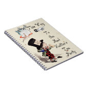 アリス – 不機嫌Hatter Teaパーティー1865 ノートブック (右側)