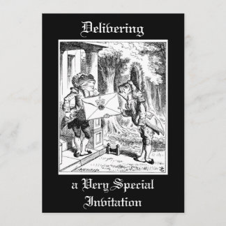 アリス - 公爵夫人のクロケットの招待状を受け取る 招待状