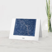 アリス〔占星術の〕十二宮図符号ヴィンテージイラストレーション カード (裏面)