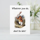 アリス-白いウサギ 招待状 (スタンド正面)