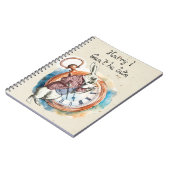 アリス – 白うさぎ1865 ノートブック (左側)