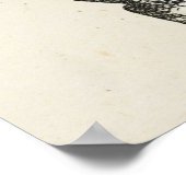 アリス – 白うさぎ1865 ポスター (角)