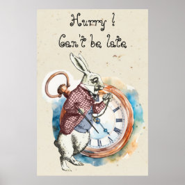 アリス – 白うさぎ1865 ポスター