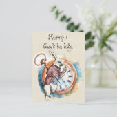 アリス – 白うさぎ1865 ポストカード (スタンド正面)