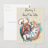 アリス – 白うさぎ1865 ポストカード (正面/裏面)