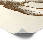 アリス – 白うさぎ – 時間ガラス1865 ポスター (角)