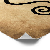 アリス – 白うさぎ – 永遠に長い？ ポスター (角)